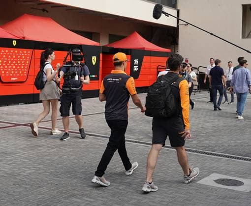 Formula 1 Etihad Airways Abu Dhabi Grand Prix 2023 25.11.2023, Yas Marina Circuit, Abu Dhabi, Formula 1 Etihad Airways Abu Dhabi Grand Prix 2023 , im Bild Lando Norris (GBR), McLaren F1 Team