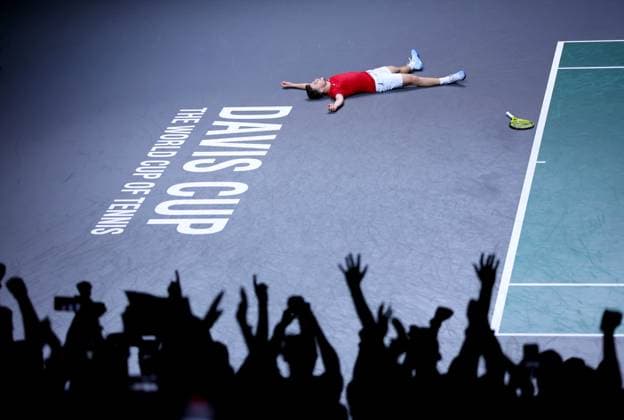 Bilder des Jahres 2023, Sport 11 November Sport Themen der Woche KW47 Sport Bilder des Tages Davis Cup Finals, Malaga, Spain - 25 Nov 2023  Copyright: xEllaxLing Shutterstockx 14228752cz