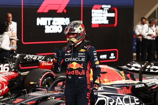 F1 Abu Dhabi Grand Prix 2023 Qualifying Max Verstappen of Red Bull Racing after qualifying ahead of the Formula 1 Abu Dhabi Grand Prix at Yas Marina Circuit in Abu Dhabi, United Arab Emirates on November 25, 2023. Abu Dhabi United Arab Emirates  Copyright: xJakubxPorzyckix originalFilename:porzycki-f1abudha231125_npKVh.jpg