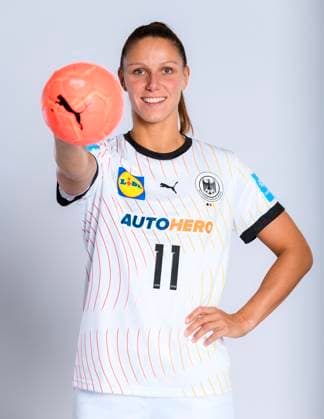 Handball, Frauen: Lehrgang Grosswallstadt Xenia Smits (Deutschland) Grosswallstadt Sporthotel Deutschland