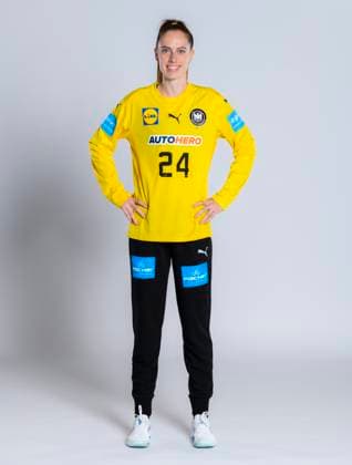 Handball, Frauen: Lehrgang Grosswallstadt Torhueterin Sarah Wachter (Deutschland) Grosswallstadt Sporthotel Deutschland