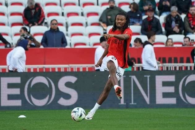 Khephren Thuram (OGC Nice) FOOTBALL : OGC Nice vs Toulouse FC - Ligue 1 Uber Eats - Nice - 26 11 2023 NorbertScanella Panoramic 