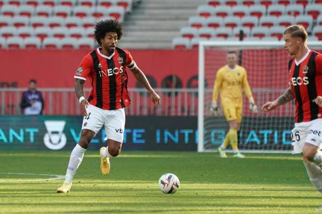 Dante (OGC Nice) FOOTBALL : OGC Nice vs Toulouse FC - Ligue 1 Uber Eats - Nice - 26 11 2023 NorbertScanella Panoramic 