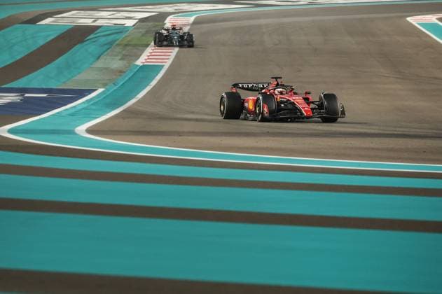 16 Charles Leclerc (MCO, Scuderia Ferrari), F1 Grand Prix of Abu Dhabi at Yas Marina Circuit on November 26, 2023 in Abu Dhabi, United Arab Emirates. (Photo by HOCH ZWEI) Abu Dhabi United Arab Emirates