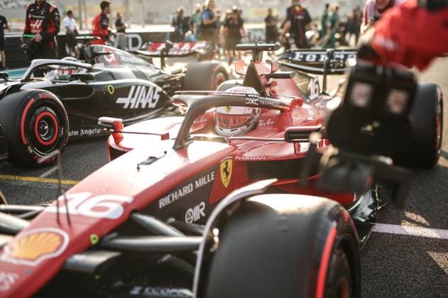16 Charles Leclerc (MCO, Scuderia Ferrari), F1 Grand Prix of Abu Dhabi at Yas Marina Circuit on November 26, 2023 in Abu Dhabi, United Arab Emirates. (Photo by HOCH ZWEI) Abu Dhabi United Arab Emirates