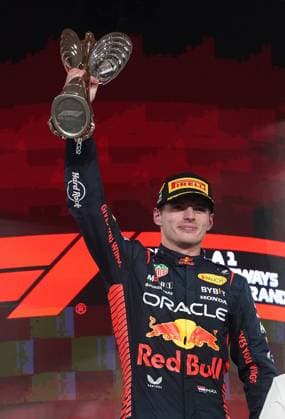 26.11.2023, Yas Marina Circuit, Abu Dhabi, Formula 1 Etihad Airways Abu Dhabi Grand Prix 2023 , im Bild Sieger Max Verstappen (NLD), Oracle Red Bull Racing Abu Dhabi Yas Marina Circuit Vereinigten Arabischen Emirate
