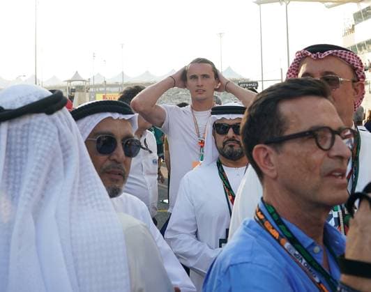 Formula 1 Etihad Airways Abu Dhabi Grand Prix 2023 26.11.2023, Yas Marina Circuit, Abu Dhabi, Formula 1 Etihad Airways Abu Dhabi Grand Prix 2023 , im Bild Der deutsche Tennisspieler Alexander Sascha Zverev