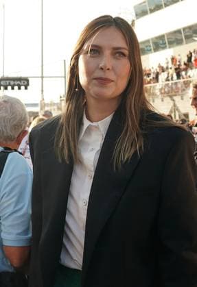 Formula 1 Etihad Airways Abu Dhabi Grand Prix 2023 26.11.2023, Yas Marina Circuit, Abu Dhabi, Formula 1 Etihad Airways Abu Dhabi Grand Prix 2023 , im Bild Die frühere russische Tennisspielerin Maria Sharapova