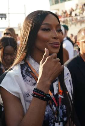 Formula 1 Etihad Airways Abu Dhabi Grand Prix 2023 26.11.2023, Yas Marina Circuit, Abu Dhabi, Formula 1 Etihad Airways Abu Dhabi Grand Prix 2023 , im Bild Das britische Supermodel Naomi Campbell