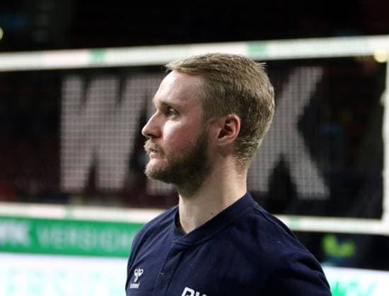 Matti ALATALO (Dueren), He-Volleyballl, Bundesliga 2023 24, WWK Volleys Herrsching vs SWD powervolleys Dueren, 26.11.23, Muenchen, BMW Park, Copyright: WolfgangxFehrmann
