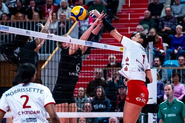 VBL Volleyball-Bundesliga; SC Potsdam - Rote Raben Vilsbiburg; 26.11.2023 VBL Volleyball-Bundesliga; SC Potsdam - Rote Raben Vilsbiburg; 26.11.2023 Copyright: xBEAUTIFULxSPORTS NicolxMarschallx