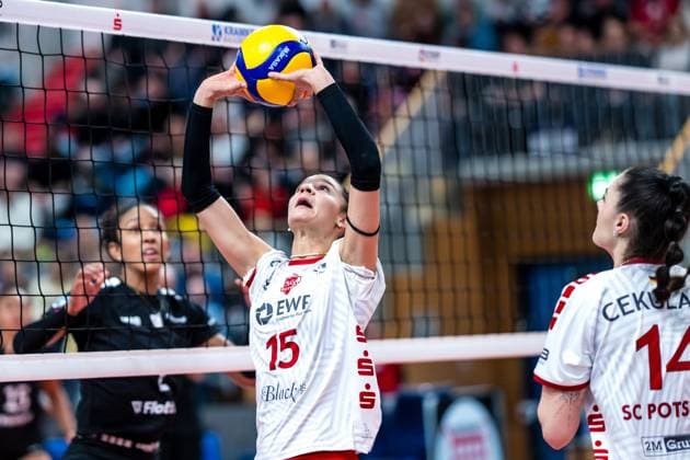 VBL Volleyball-Bundesliga; SC Potsdam - Rote Raben Vilsbiburg; 26.11.2023 VBL Volleyball-Bundesliga; SC Potsdam - Rote Raben Vilsbiburg; 26.11.2023 Copyright: xBEAUTIFULxSPORTS NicolxMarschallx
