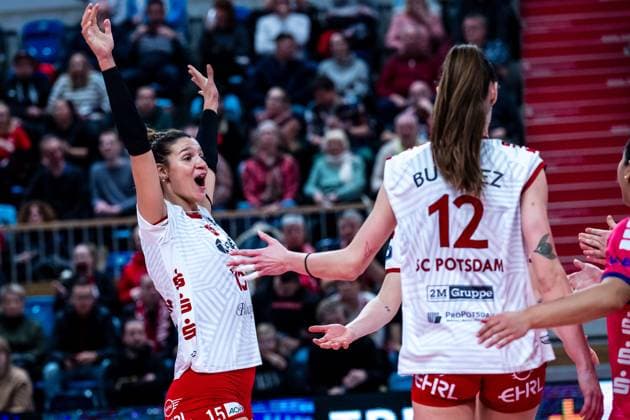 VBL Volleyball-Bundesliga; SC Potsdam - Rote Raben Vilsbiburg; 26.11.2023 VBL Volleyball-Bundesliga; SC Potsdam - Rote Raben Vilsbiburg; 26.11.2023 Copyright: xBEAUTIFULxSPORTS NicolxMarschallx