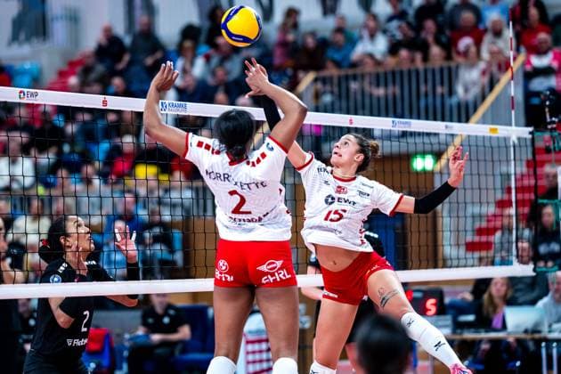 VBL Volleyball-Bundesliga; SC Potsdam - Rote Raben Vilsbiburg; 26.11.2023 VBL Volleyball-Bundesliga; SC Potsdam - Rote Raben Vilsbiburg; 26.11.2023 Copyright: xBEAUTIFULxSPORTS NicolxMarschallx
