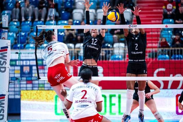 VBL Volleyball-Bundesliga; SC Potsdam - Rote Raben Vilsbiburg; 26.11.2023 VBL Volleyball-Bundesliga; SC Potsdam - Rote Raben Vilsbiburg; 26.11.2023 Copyright: xBEAUTIFULxSPORTS NicolxMarschallx