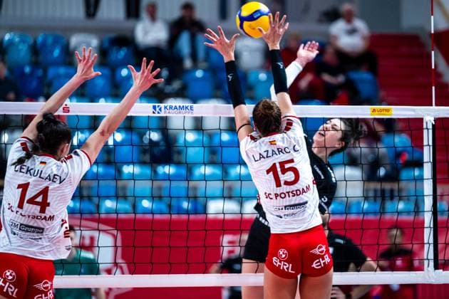 VBL Volleyball-Bundesliga; SC Potsdam - Rote Raben Vilsbiburg; 26.11.2023 VBL Volleyball-Bundesliga; SC Potsdam - Rote Raben Vilsbiburg; 26.11.2023 Copyright: xBEAUTIFULxSPORTS NicolxMarschallx