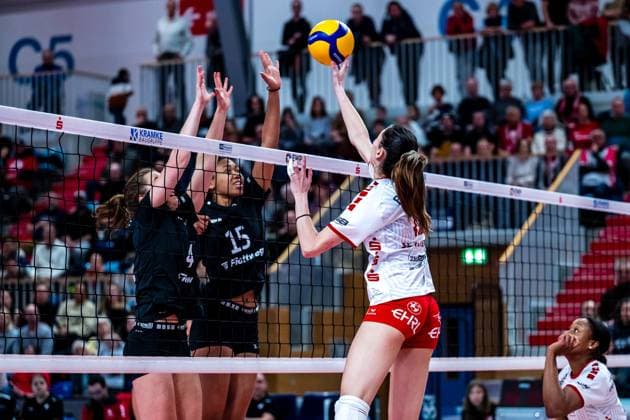 VBL Volleyball-Bundesliga; SC Potsdam - Rote Raben Vilsbiburg; 26.11.2023 VBL Volleyball-Bundesliga; SC Potsdam - Rote Raben Vilsbiburg; 26.11.2023 Copyright: xBEAUTIFULxSPORTS NicolxMarschallx