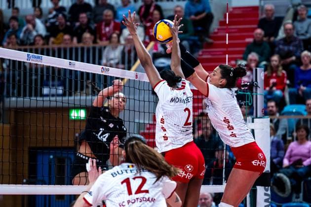 VBL Volleyball-Bundesliga; SC Potsdam - Rote Raben Vilsbiburg; 26.11.2023 VBL Volleyball-Bundesliga; SC Potsdam - Rote Raben Vilsbiburg; 26.11.2023 Copyright: xBEAUTIFULxSPORTS NicolxMarschallx