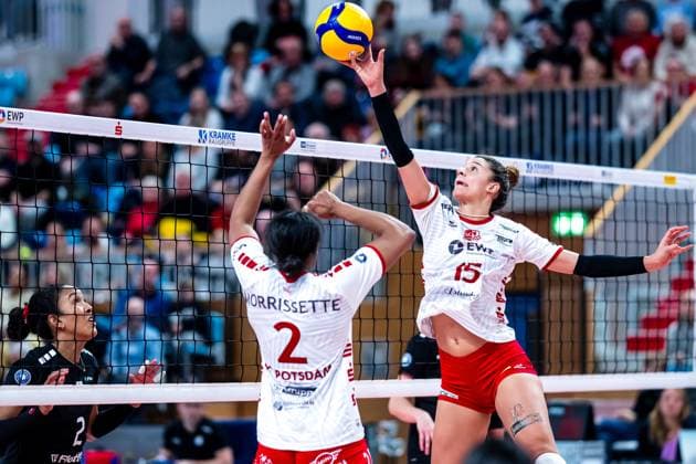 VBL Volleyball-Bundesliga; SC Potsdam - Rote Raben Vilsbiburg; 26.11.2023 VBL Volleyball-Bundesliga; SC Potsdam - Rote Raben Vilsbiburg; 26.11.2023 Copyright: xBEAUTIFULxSPORTS NicolxMarschallx