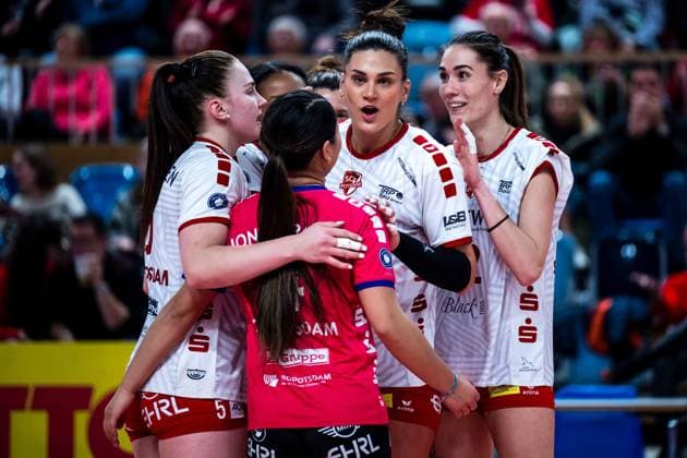 VBL Volleyball-Bundesliga; SC Potsdam - Rote Raben Vilsbiburg; 26.11.2023 VBL Volleyball-Bundesliga; SC Potsdam - Rote Raben Vilsbiburg; 26.11.2023 Copyright: xBEAUTIFULxSPORTS NicolxMarschallx