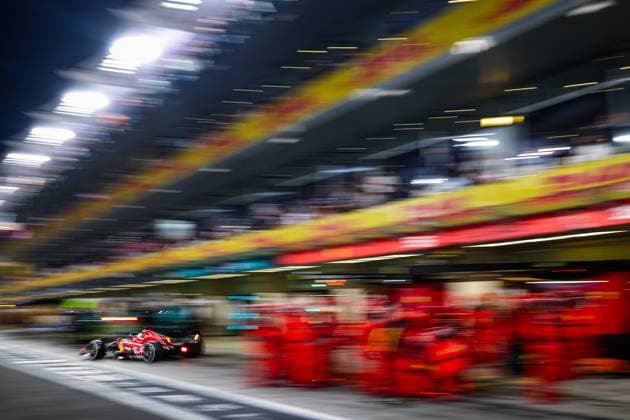 16 Charles Leclerc (MCO, Scuderia Ferrari), F1 Grand Prix of Abu Dhabi at Yas Marina Circuit on November 26, 2023 in Abu Dhabi, United Arab Emirates. (Photo by HOCH ZWEI) Abu Dhabi United Arab Emirates