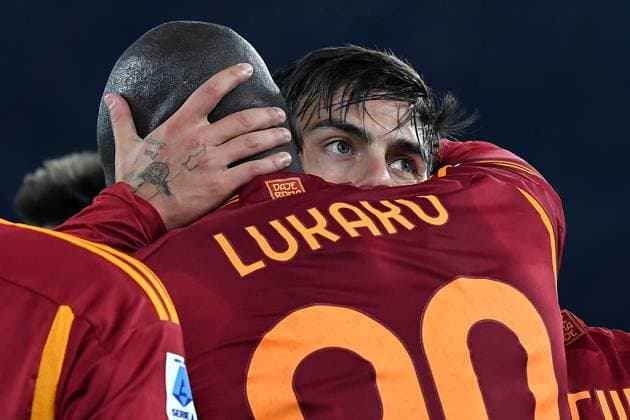 Sport Themen der Woche KW47 As Roma 26 11 2023 - campionato di calcio serie A Roma-Udinese foto Antonello Sammarco Image nella foto: esultanza gol Paulo Dybala 
