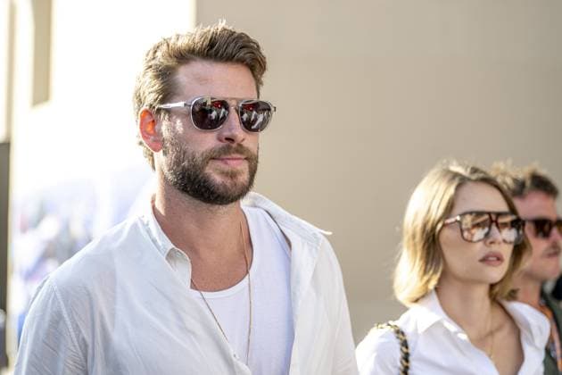 Abu Dhabi - 26-11-2023, Yas Marina Circuit, Liam Hemsworth at the Formula 1 UAE Grand Prix 2023 Sunday Formula 1 UAE Grand Prix 2023 Sunday  x23303337x Copyright: