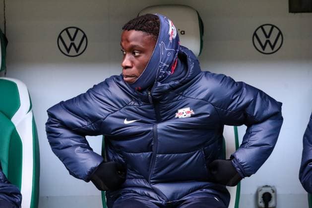 Ilaix Moriba (RB Leipzig,26) - 1. Fussball Bundesliga Saison 2023-2024 VfL Wolfsburg vs. RB Leipzig in der Volkswagen Arena in Wolfsburg - Fussball,Deutschland,Mann,Männer,25.11.2023
