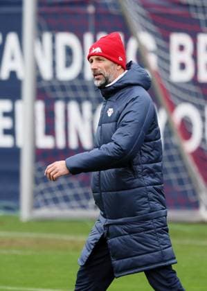 RB Leipzig Training Champions League Leipzig, 27.11.2023, RB Trainingszentrum, UEFA Champions League , RB Leipzig - Abschlusstraining am Vortag von Manchester City vs. RBL , Im Bild: Trainer Marco Rose (RB Leipzig) ,