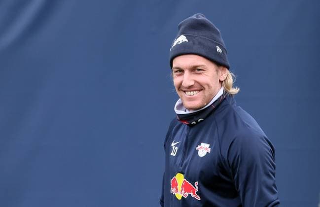 RB Leipzig Training Champions League Leipzig, 27.11.2023, RB Trainingszentrum, UEFA Champions League , RB Leipzig - Abschlusstraining am Vortag von Manchester City vs. RBL , Im Bild: