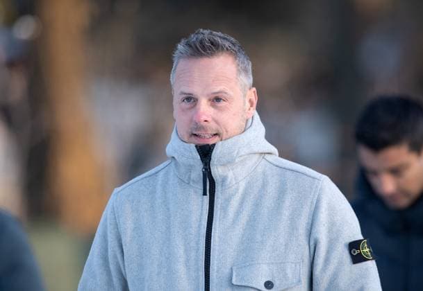 Fussball, Herren, Saison 2023 24, 2. Bundesliga, Hertha BSC, Training, Präsident Kay Bernstein (Hertha BSC), 28.11. 2023,