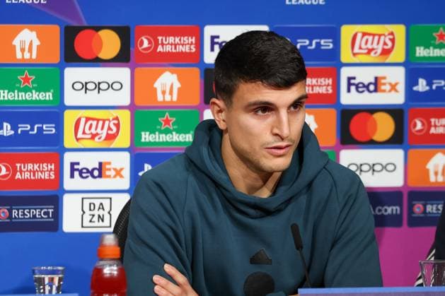 Mohamed Elyounoussi (FC Kopenhagen, 10), Internationale Pressekonferenz. FC Kopenhagen, Fussball, UEFA Champions League, Vorrunde, 5. Spieltag, Saison 23 24, 28.11.2023, FC Kobenhavn Internationale Pressekonferenz. FC Kopenhagen, Fussball, UEFA Champions League, Vorrunde, 5. Spieltag, Saison 23 24, 28.11.2023 Muenchen Copyright: xEibner-Pressefoto JennixMaulx EP_JML