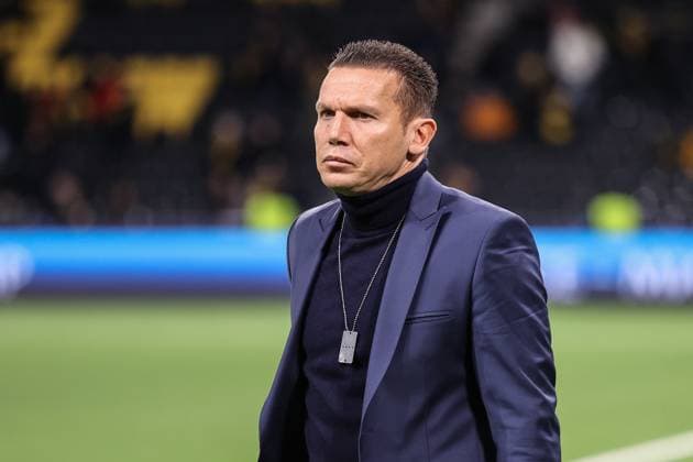 BERN, SWITZERLAND - NOVEMBER 28: head coach Barak Bakhar of Crvena zvezda during the UEFA Champions League Group Stage match between BSC Young Boys and FK Crvena zvezda at Stadion Wankdorf on November 28, 2023 in Bern, Switzerland. Bern Stadion Wankdorf Bern Switzerland Copyright: xJustPictures.ch LuigixRizzox jp-en-EuSpIm-Y.Boys_Crvena_28Nov2023_00001
