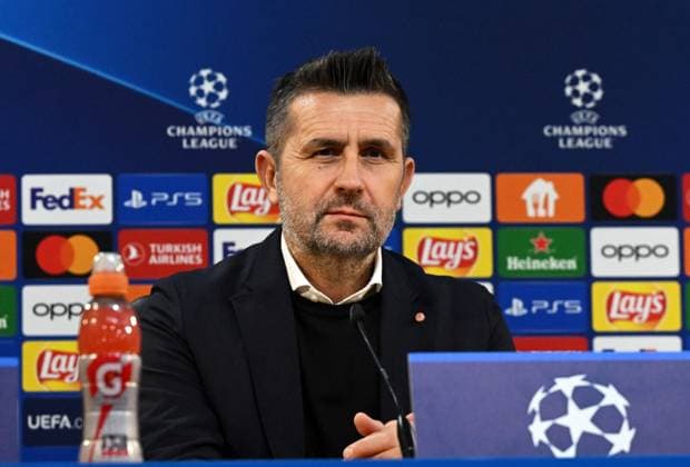 Fussball, Herren, Saison 2023 2024, UEFA Champions League (Gruppe C, 5. Spieltag), SC Sporting Braga - 1. FC Union Berlin, Pressekonferenz des 1. FC Union am Tag vor dem Spiel, Trainer Nenad Bjelica (1. FC Union Berlin), 28.11. 2023, Copyright: xMatthiasxKochx
