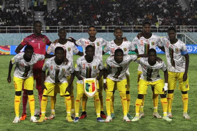 November 28, 2023, Surakarta, Central Java, Indonesia: The Mali national team, Nationalteam players prepare for the FIFA U-17 World Cup Semi Final match between France and Mali at Manahan Stadium. Surakarta Indonesia - ZUMAb228 0368597869st Copyright: xAnggaxBudhiyantox