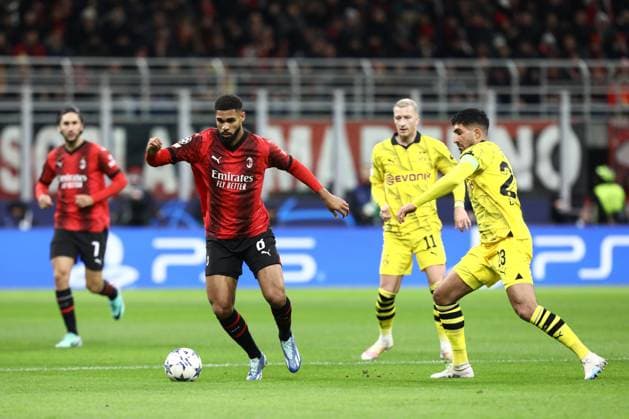 November 28, 2023, Milan, Lombardy, Italy: RUBEN LOFTUS-CHEEK of AC Milan in the UEFA Champions League Group Stage game between AC Milan and Borussia Dortmund on Tuesday November 28th 2023 at Stadio San Siro, Italy Milan Italy - ZUMAc179 20231128_zep_c179_069 Copyright: xMickaelxChavetx