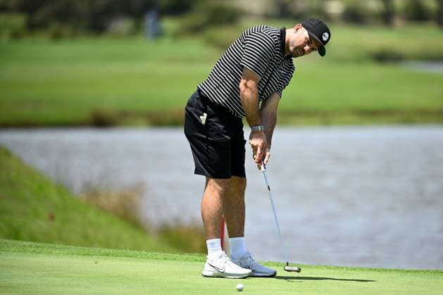 GOLF AUSTRALIAN OPEN, Sydney Roosters NRL player James Tedesco putts during the Pro-Am ahead of the Australian Open 2023 at the Australian Golf Club in Sydney, Wednesday, November 29, 2023. ( NO ARCHIVING, EDITORIAL USE ONLY, NO USE IN BOOKS WITHOUT CONSENT SYDNEY NEW SOUTH WALES AUSTRALIA  Copyright: xDANxHIMBRECHTSx 20231129001871308461