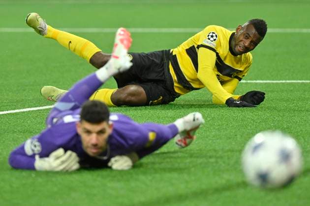 Jean-Pierre Nsame, YB, BSC Young Boys - FK Roter Stern Belgrad, Champions League, Fussball, 28.11.2023