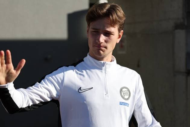 SOCCER - UEFA EL, Sturm vs Czestochowa GRAZ,AUSTRIA,29.NOV.23 - SOCCER - UEFA, group stage, SK Sturm Graz vs Rakow Czestochowa, preview, training Sturm. Image shows William Boeving (Sturm).  GEPAxpictures xChrisxBauer