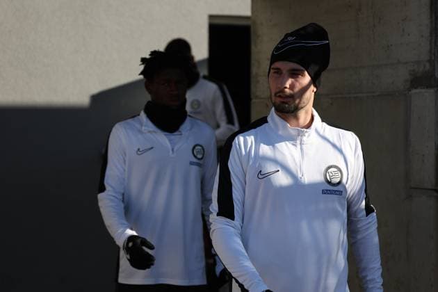 SOCCER - UEFA EL, Sturm vs Czestochowa GRAZ,AUSTRIA,29.NOV.23 - SOCCER - UEFA, group stage, SK Sturm Graz vs Rakow Czestochowa, preview, training Sturm. Image shows Alexandar Borkovic (Sturm).  GEPAxpictures xChrisxBauer