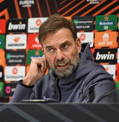 SOCCER - UEFA EL, Liverpool vs LASK LIVERPOOL,ENGLAND,29.NOV.23 - SOCCER - UEFA Europa League, group stage, Liverpool FC vs Linzer ASK, preview, press conference, PK, Pressekonferenz Liverpool. Image shows head coach Juergen Klopp (Liverpool).  GEPAxpictures xAvnixRetkoceri
