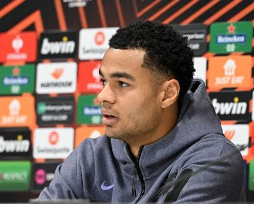 SOCCER - UEFA EL, Liverpool vs LASK LIVERPOOL,ENGLAND,29.NOV.23 - SOCCER - UEFA Europa League, group stage, Liverpool FC vs Linzer ASK, preview, press conference, PK, Pressekonferenz Liverpool. Image shows Cody Gakpo (Liverpool).  GEPAxpictures xAvnixRetkoceri