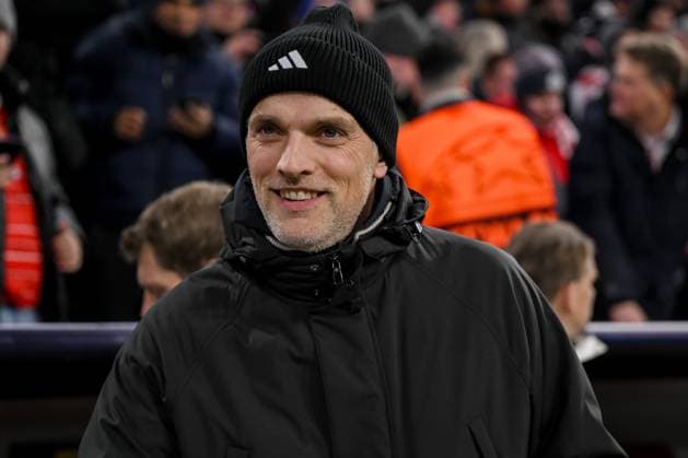 29.11.2023, Munich, Germany, Allianz Arena, Bayern Muenchen vs FC Kopenhagen - UEFA Champions League 2023 2024 - Group A, Trainer Thomas Tuchel (FC Bayern Muenchen) Schaut (Foto H. Langer) Munich Allianz Arena Germany