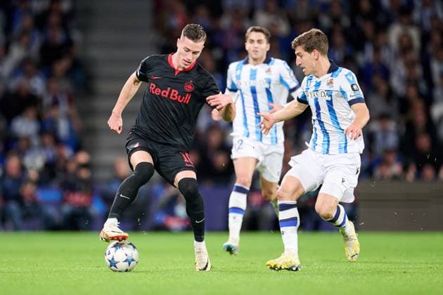 Sport Bilder des Tages REAL SOCIEDAD 23 24 RB SALZBURG 23 24 CHAMPIONS LEAGUE  DANIxFERNANDEZ