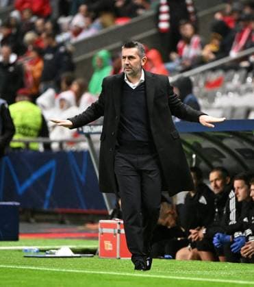Fussball, Herren, Saison 2023 2024, UEFA Champions League (Gruppe C, 5. Spieltag), SC Sporting Braga - 1. FC Union Berlin, Trainer Nenad Bjelica (1. FC Union Berlin), 29.11. 2023, Copyright: xMatthiasxKochx