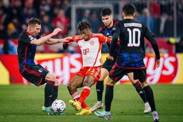 München , UEFA Champions League 2023 24 , FC Bayern München vs. FC Kopenhagen Im Bild: Kingsley Coman (FC Bayern München)