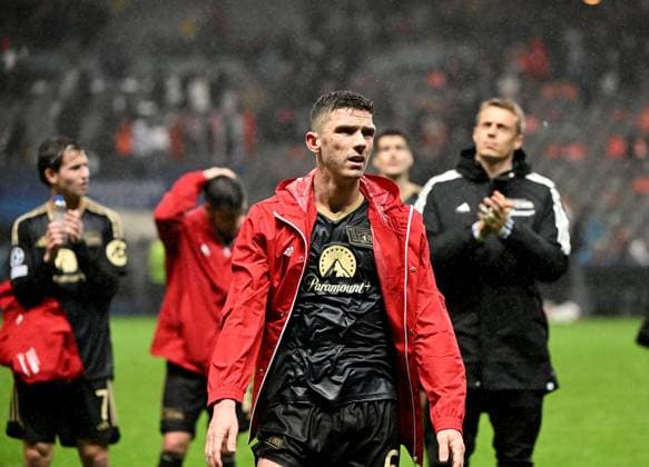 Fussball, Herren, Saison 2023 2024, UEFA Champions League (Gruppe C, 5. Spieltag), SC Sporting Braga - 1. FC Union Berlin (1:1), Robin Gosens (1. FC Union), Enttäuschung nach Abpfiff, 29.11. 2023, Copyright: xMatthiasxKochx