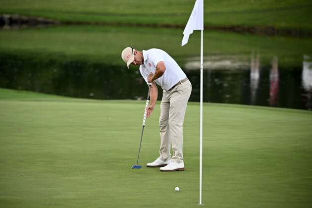 GOLF AUSTRALIAN OPEN, Adam Scott of Australia putts on the 7th green during Round 1 of the Australian Open 2023 at the Australian Golf Club in Sydney, Thursday, November 30, 2023. ( NO ARCHIVING, EDITORIAL USE ONLY, NO USE IN BOOKS WITHOUT CONSENT SYDNEY NEW SOUTH WALES AUSTRALIA  Copyright: xDANxHIMBRECHTSx 20231130001871793302