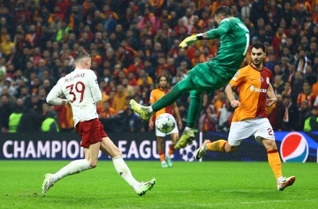 EDITORIAL USE ONLY No use with unauthorised audio, video, data, fixture lists, club league logos or live services. Online in-match use limited to 120 images, no video emulation. No use in betting, games or single club league player publications. Galatasaray v Manchester United, ManU UEFA Champions League, Group A, Football, RAMS Park, Istanbul, Turkiye - 29 Nov 2023 EDITORIAL USE ONLY No use with unauthorised audio, video, data, fixture lists, club league logos or live services. Online in-match use limited to 120 images, no video emulation. No use in betting, games or single club league player publications. Copyright: xKieranxMcManus Shutterstockx 14232507ey