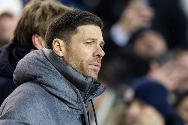 Fußball, EL, BK Häcken - Bayer 04 Leverkusen Fußball, EL, BK Häcken - Bayer 04 Leverkusen 231130 Head coach Xabi Alonso of Bayer Leverkusen ahead of the UEFA Europa League football match between BK Häcken and Bayer Leverkusen on November 30, 2023 in Gothenburg. Photo: Michael Erichsen BILDBYRAN COP 89 MI0578 bayer leverkusen bbeng bk häcken football fotball fotboll soccer uefa europa league Copyright: MICHAELxERICHSEN BB231130MI047